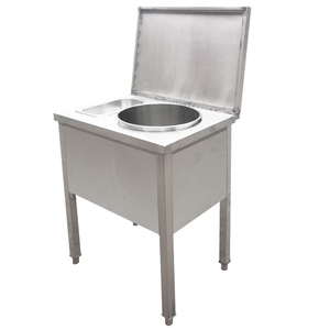 商用不锈钢加饭台 圆桶打饭台保温台快餐保温台 全发泡快餐保温桶