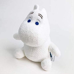 日本moomin姆明一族小肥肥河马姆明小号卖萌可爱公仔玩偶毛绒玩具
