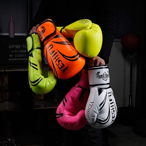 适用于高档叶师傅拳击手套 成人儿童沙袋专业训练格斗散打拳套泰