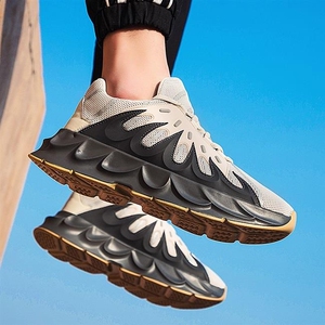 高档侃爷鞋yeezy451男鞋春季2020新款鞋子网红真爆火山休闲运动跑