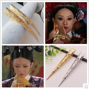 舞台娘娘古代娘娘的手指甲后宫宫廷妃嫔手指套金色清宫古风影视剧