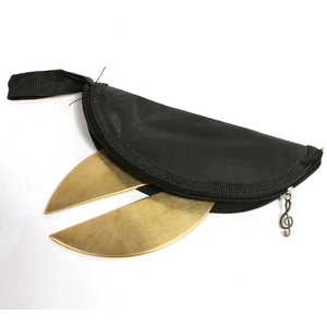 高档丹娜 专业演奏用山东快书鸳鸯板 月亮板 铜书板 月牙板乐器