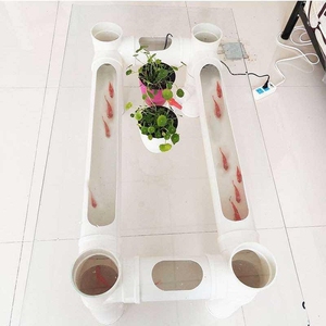 高档网红养鱼茶几管道创意养鱼pvc管阳台水管养鱼缸