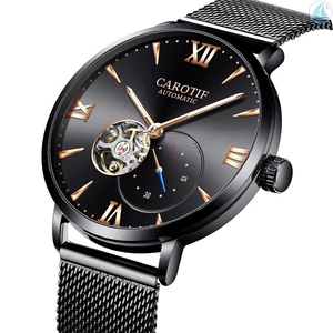 carotif卡罗蒂夫手表男士机械表全自动镂空防水潮流手表日本机芯