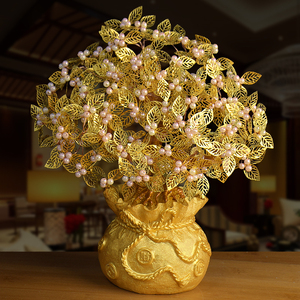 珍珠发财树diy材料