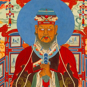 道教神仙东岳大帝画像挂画酆都大帝鬼王十王道场做法水陆画卷轴画