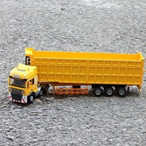 玩具超大型超长合金油罐车模型运输车平板拖车货车儿童tb