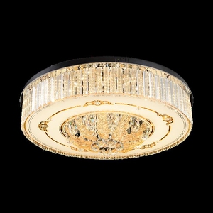 五光十色 客厅led水晶灯吸顶灯客厅灯圆形长方形水晶灯灯具套