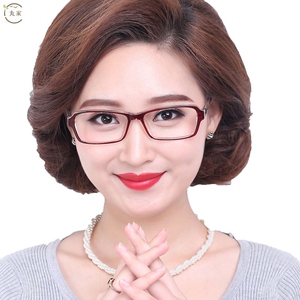 高档炫飞老花镜女款时尚超轻老花眼镜女树脂大框老光远视优雅舒适