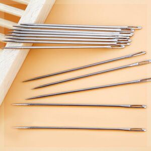 特大号麻袋针针眼大头针穿线缝补大衣不锈钢针大针蓬布绣花针.