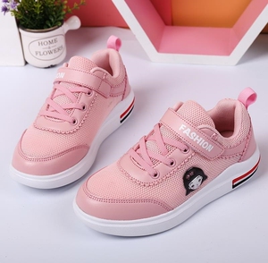 女童鞋子2020春款网面板鞋女孩子小孩儿童透气大童女鞋运动鞋波鞋