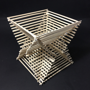 立体构成作品材料包成品手工模型木条木筷灯罩设计拼装材料火柴棒