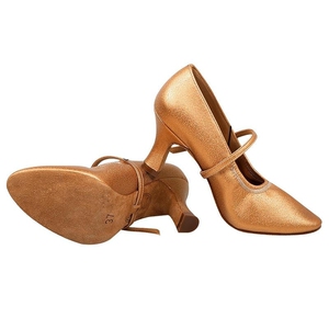 高档丹宝罗摩登鞋女软底专业华尔兹舞鞋中高跟探戈拉丁国标舞鞋子