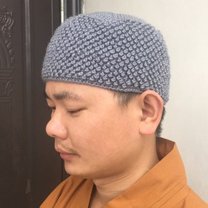 95碧莎芝百货店淘宝佛教用品帽子出家和尚棉布僧人僧帽l双层尼姑