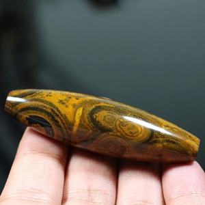 日月同辉天眼天珠九眼石页岩蒙天珠吊坠项坠玛瑙天然天珠