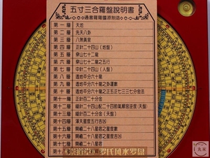 风水广东全新兴宁正宗集福堂纯铜精品5寸2三合罗盘专业大师盘