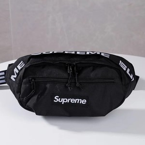 精品潮牌 supreme 19ss44th 男女通用户外休闲运动腰包胸包斜挎包
