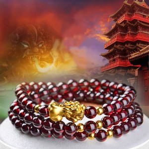 金麒麟黄金手镯