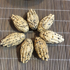 千眼菩提 星月菩提雕刻佛手 配件做包挂车挂项链