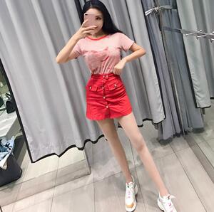 新款网红快手红人大美同款 bf精神潮流社会 女衣服套装两件套夏季