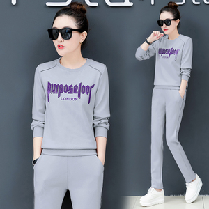 京东唯品会正品牌女装休闲套装女春秋装2018新款两件套初秋运动服