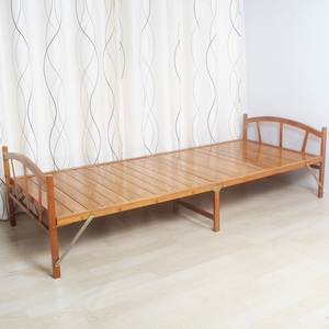 凉爽单人床环保午休床移动床折叠竹床老式竹子凉床室乘凉