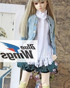 sd娃娃bjd娃衣沙龙人偶衣服65cm 3 4 6女娃外套衬衣现货edg006