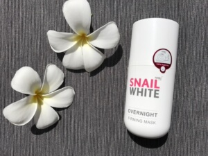 曼谷二小姐泰国snail white白蜗牛9分钟晚安面膜补水抗皱驻颜面膜