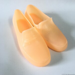 仿牛筋胶鞋雨鞋软胶工地水鞋防水低帮塑胶男士黄色塑料建筑工胶鞋