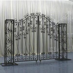 新款铁艺拱门婚庆室外拱门架子欧式花门架子铁艺大门婚礼铁艺拱门
