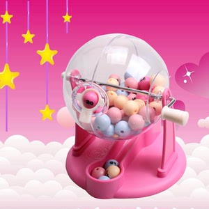 福彩双色球摇奖机体彩大乐透选号器二合一迷你模拟开奖彩票搅珠机