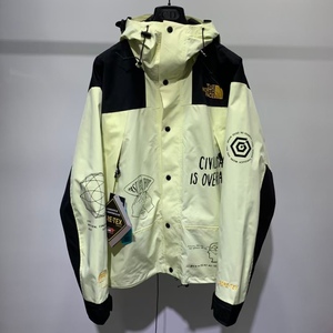 tnf北面脑死亡联名涂鸦冲锋衣夹克男女同款户外登山防风防水外套