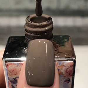 花芽显白土灰色光疗指甲胶日系灰咖树脂无味甲油胶美甲店持久专用