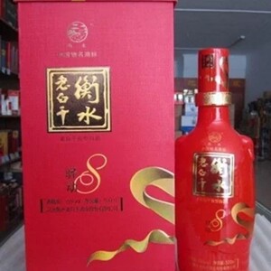 2015年老酒衡水老白干驿动8粮食酒39度500ml*4质量保真保老