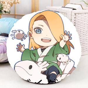 原创火影忍者迪达拉圆形抱枕 动漫周边二次元cos定制超萌女友生日