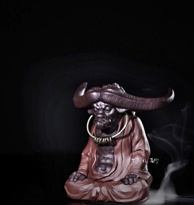 魏丁丁紫砂 玩儿砂 魏丁丁原创手工精品紫砂茶宠牛仙(只欣赏)