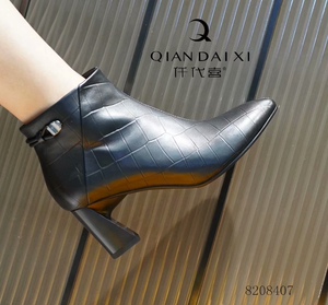 仟代喜女鞋女靴真皮