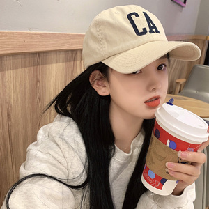 白色帽子2021年爆款女棒球夏设计感小众韩式潮网红春鸭舌新时尚