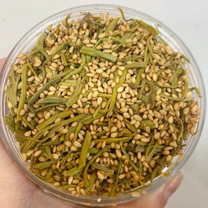 2021年4月采摘新货 湖州土特产昂兰头黄连头芝麻茶 泡茶零食250克