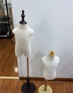 儿童模特道具半身假模带头高档男女童小孩