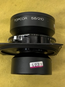 拓普康topcor 210/5.6 大画幅4x5相机通用镜头