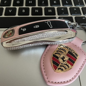 适用于保时捷车钥匙壳扣替换壳taycan帕拉梅拉改装卡宴macan911