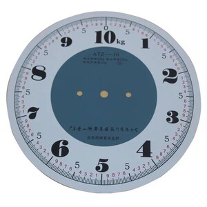 香山新款表家用室内 数显食品温度计温湿度金叶秤刻度盘