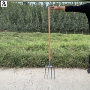 牛粪开垦挖地瓜工具荸荠锰钢锸翻地叉子马蹄小型焊接挖蒜萝卜重型