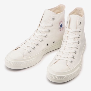 日本匡威conversecanvas all star j hi日本制限定高帮奶白帆布鞋
