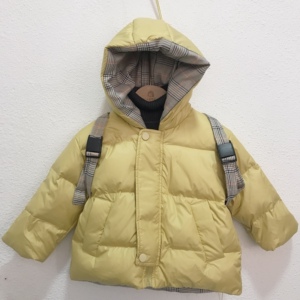 左韩羽绒服中长款