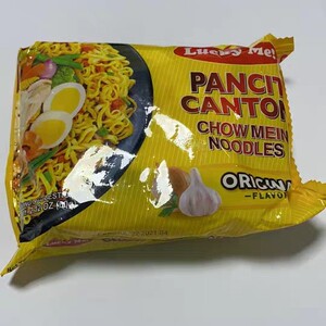 菲律宾方便面泡面拌面lucky me pancit canton philippines food