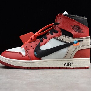 潮牌aj1 x off-white aj1 ow 芝加哥 联名 aa3834-101