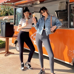 安美拉芭比呼吸裤女装瑜伽裤打底裤新款显瘦运动裤夏季透气修身