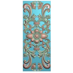 欧式新款石雕浮雕精雕图门花别墅外墙贴花长洋花雕刻图建材对称花